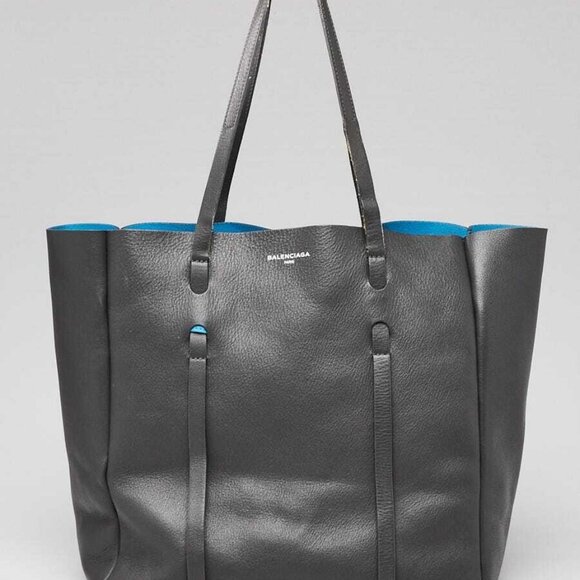 Balenciaga Gris Fossile Leather Everyday Tote Bag - Picture 4 of 13